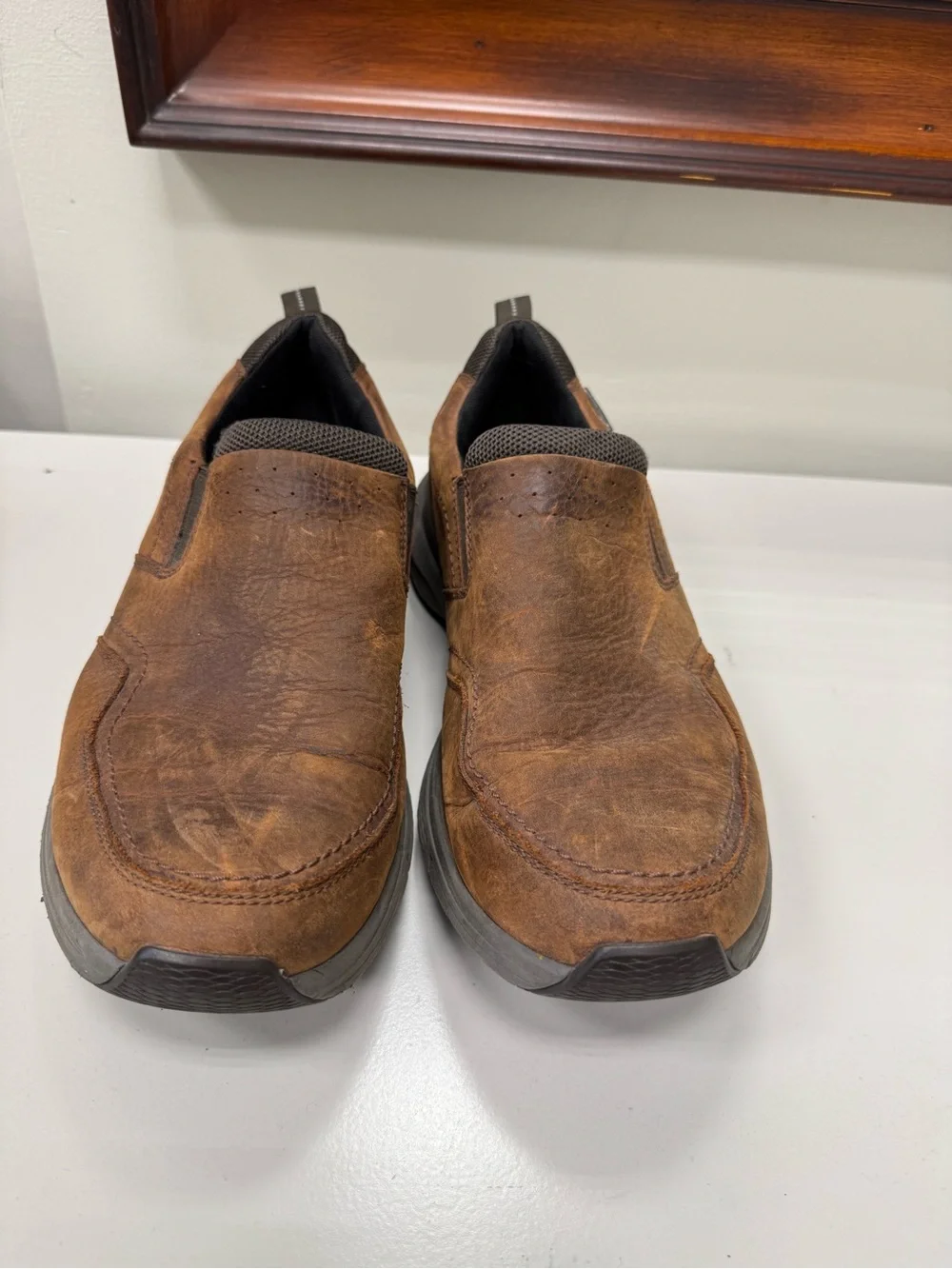 Clark’s Brown Slip-On Casual Men's Shoes